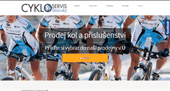 Desktop Screenshot of cykloservisstransky.cz